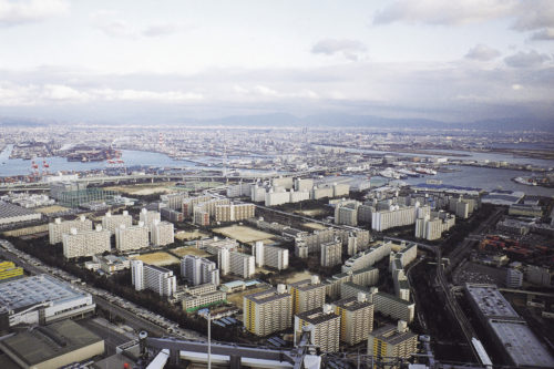 南港高層住宅（空撮）